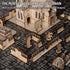 Brick and Iron Fences Miniature (Set of 16) Wood Laser Cut Modular Fantasy Terrain 28mm Scale Perfect for D&D, Dungeons & Dragons, Warhammer and O...