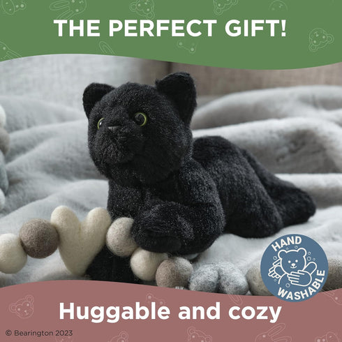 Bearington Lil’ Jinx Cat 8 Inch Cat Plush - Black Cat Plush - Stuffed Black Cat...