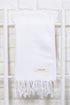 Bersuse 100% Cotton Laodicea Turkish Towel Bath Towel Beach Towel Pool Towel - Beach Essentials for Your Beach Bag - 37x70 Inches, White...