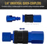 Master Elite Series 12 Piece Industrial I/M Type Plug Fittings Set with 1/4" NPT Female Threads - Attach to Quick-Connect Couplers, Air Hoses, Com...