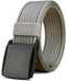 LionVII Belt for Men, Adjustable Belt with Plastic Buckle Breathable for Work Sports, Easy Trim to Fit 28-49" Waist...