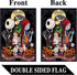Sunwer The Nightmare Before Christmas Garden Flag Jack Skellington and Sally Birthday Party Decoration Halloween Outdoor Front Lawn Yard Patio Dec...