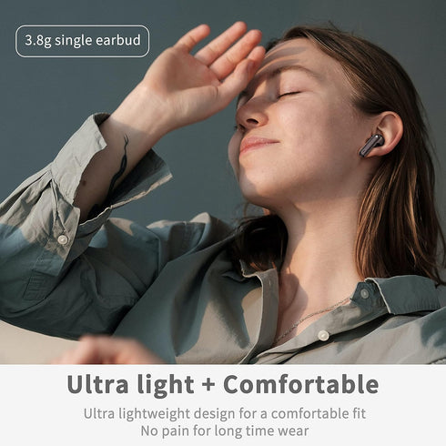 Wireless Earbuds, Bluetooth 5.3 Headphones 36Hrs Battery Life with Wireless Charging Case Deep Bass Ear Buds IPX7 Waterproof True TWS Earphones No...