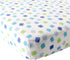 Luvable Friends Unisex Baby Fitted Crib Sheet, Blue Geometric, One Size...