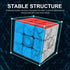 3x3x3 Speed Cube,Stickerless Magic Cube, Smooth Turning Puzzle Box with Anti-Sticky Design, The Most Educational Toy to Effectively Improve Your C...