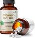 Futurebiotics Vitamin K2 (MK7) with D3 Supplement - Non-GMO Formula - 5000 IU Vitamin D3 & 90 mcg Vitamin K2 MK-7, 120 Vegetarian Capsules...