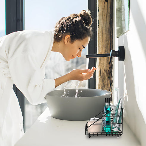 HBlife Toothbrush Holder for Bathroom, Stainless Steels Bathroom Organizer Countertop Accessories with 6 Slots Electric Tooth Brush Toothpaste Hol...