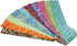 Stitch & Sparkle Indonesian Premium Batik Cotton Vibrant Dreams Jelly Roll 2.5''x 44''...