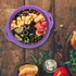 Collapsible SiliconelSalad Bowl 64oz Camping Bowl Outdoor Hiking Travel Durable Bowl for Storage and Mixing Food-Grade Silicone Food Storage Conta...