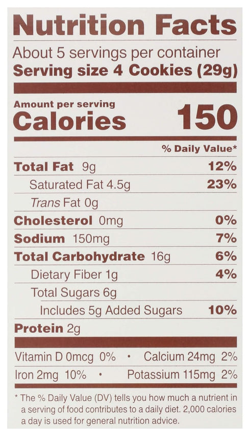Simple Mills Almond Flour Crunchy Cookies, Toasted Pecan - Gluten Free, Vegan, Healthy Snacks, Made with Organic Coconut Oil, 5.5 Ounce (Pack of 1...