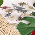 Mini Jurassic Dinosaur Figures Set 12 Pcs Plastic Rubbery Educational Action Playset for Children Science Play Best for Birthday Party Favors (Jur...