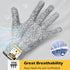 JPP Premium Cut Resistant Gloves, Cutting Proof CE Level 5 Protection, Food Grade Safe, Ambidextrous, 3D-Comfort Fit, Machine Washable, Dexterity,...
