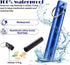 Portable Toothpick Holder 4PCs, Metal Toothpicks Holder Dispenser, Pocket Waterproof Case Toothpicks Container with Keychain, Travel Purse Ear Wax...