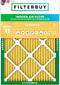 Filterbuy 16x18x1 Air Filter MERV 11 Allergen Defense (1-Pack), Pleated HVAC AC Furnace Air Filters Replacement (Actual Size: 15.50 x 17.50 x 0.75...