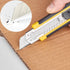 DOWELL Utility Knife Box Cutter Retractable Self Loading Heavy Duty Snap Off Quick Change Extra Blades(3PCS) TPR+PP Handle Cutting Cardboard Boxes...
