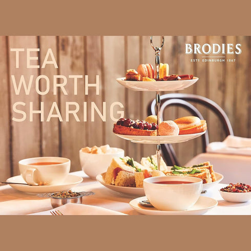 Brodies Tea, Famous Edinburgh Tea, Black Tea Imported from Scotland, Canister of 50 Bags (Pack of 1)...