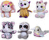 7inch Cute Stuffed Animals Plush Toys Set, 6 Pcs Small Stuffed Animal Bulk Unicorn/Narwhal/Bunny/Owl/Sloth/Cat Plush Animal, Super Soft & Durable ...