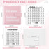 52 Week Money Saving Challenge Binder, A7 Savings Challenges Books with Cash Envelopes, Pink Budget Binder for Planning and Saving $500...