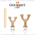 Nylabone Gourmet Style Strong Chew Wishbone Dog Chew Toy, Chicken Flavor, Large/Giant (1 Count)...