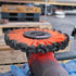 Zephyr Custom Polishing Products Airway Buffing Wheels for Industrial Polishers, Big Rigs and Lifted Trucks. Made in The U.S.A.(Cut - Yellow/Orang...