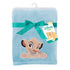 Lambs & Ivy Lion King Adventure Baby Blanket, Blue , 30x40 Inch (Pack of 1)...