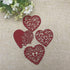 4pcs/Set Lace Love Metal Die Cuts,Heart Love Lace Flower Cutting Dies Cut Stencils for DIY Scrapbooking Album Decorative Embossing Paper Dies Card...