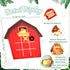 24 Pack Farm Animals Tic Tac Toe Strategic Board Game Farm Party Favors Felt Barnyard Cow Pig Sheep Party Game for Farm Themed Party Supplies Good...