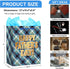 FaCraft Fathers Day Gift Bag - 13" Large Happy Fathers Day Gift Bag with Tissue Paper and Handle for Dad Stepdad Grandfather Husband First Time Da...