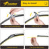 Oem Windshield Wipers,Wiper Blades Replacement for Ford Escape 2001-2004,Front & Rear Wiper for My Car,Automotive Replacement Windshield Wiper Bla...