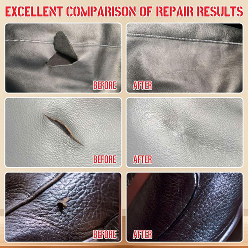 Leather Glue, 60g Leather Adhesive Repair Glue, High Strength, Flexible Adhesive w/Permanent Bonding for Craft or Repair for Leather Jackets, Sofa...