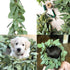 DearHouse 5.5ft Seeded Eucalyptus Garland, Artificial Vines Faux Eucalyptus Leaves Table Garland Artificial Greenery Wedding Backdrop Arch Wall De...