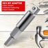ANCIRS 2 Pack 3/16 to 5/16 Service Wrench Hex Key Adapter, Ratchet Wrench Hexagon Bit Adapter Kit, HVAC Valve Opener for Air Conditioning Refriger...