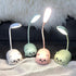 LED Desk Lamp for Kids, Cute Cat Lamp USB Rechargeable Reading Light,Portable LED Table Light, Flexible Gooseneck Eye-Care Cartoons Small Desk Lam...