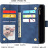 UEEBAI Wallet Case for Samsung Galaxy Note 20 5G, Premium Vintage PU Leather Magnetic Closure Handbag Zipper Pocket Case Kickstand Card Holder Slo...