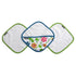 JJ Cole Washcloth Summer Garden & Bath Mitt Set, Pink/Green/Blue/Yellow/White/Orange...