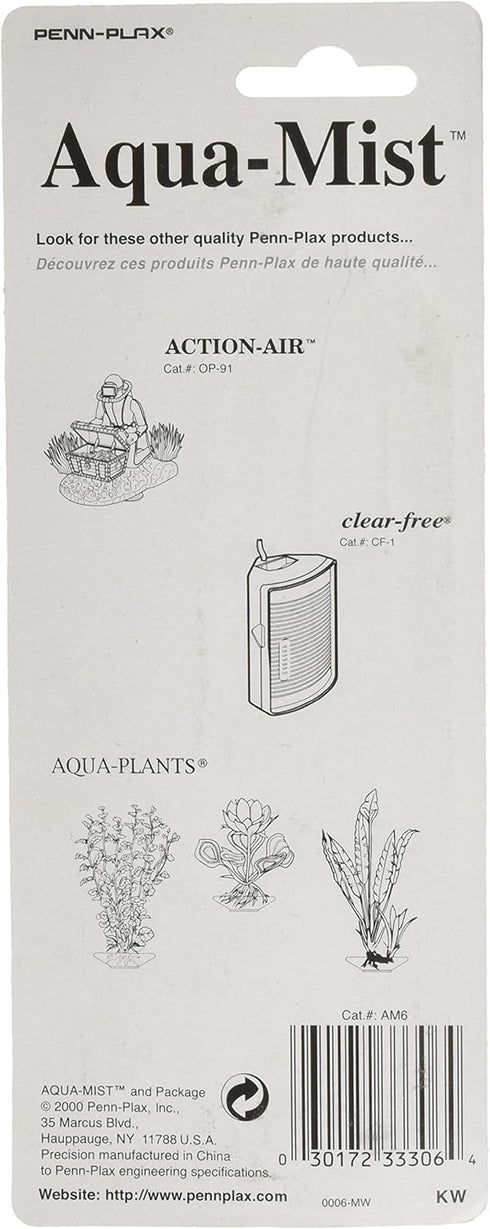 Penn-Plax Aqua Mist Air Stone Bar Aerator for Fish Tank, 6-Inch...