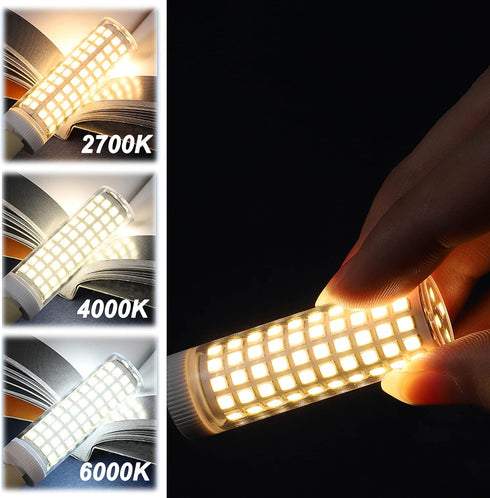ALIDE E12 100 Watt Equivalent LED Candelabra Bulbs C7,Non-dimmable,2700K Warm White,1200LM T6 E12 10W LED Ceil Fan Light Bulbs for Chandelier Pend...