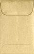 LUXPaper #1 Coin Envelopes | 2 1/4" x 3 1/2" | Blonde Metallic | 80lb. Text | 50 Qty...