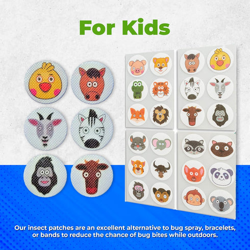 RiptGear Mosquito Patches Plus Size for Kids (72 Pack) - Mosquito Stickers for Kids and Adults, Natural Mosquito, Citronella Patch Sticks to Any S...