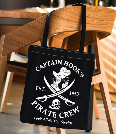 ENSIANTH Captain Hooks Pirate Crew Tote Bag Magical Kingdom Trip Gift Villain Gang Shoulder Bag Cruise Vacation Gift...
