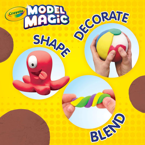 Crayola Model Magic 4-Ounce, Earth Tone, Modeling Clay Alternative...