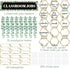 116pcs Eucalyptus Classroom Jobs Bulletin Board Set Classroom Teacher's Helper Charts Eucalyptus Cutouts Name Plates Kits Decorations for Bulletin...