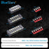 BlueStars 6 Packs 4/5/6 Positions Terminal Strip Blocks 600V 15A with Cover and 6 Packs 400V 15A Pre-Insulated Terminals Barrier Strip Used for Ho...