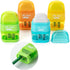 Mr. Pen- Pencil Sharpener & Eraser, 4 Pack, Colorful, 2 Sharpening Holes, Pencil Sharpeners Manual, Manual Pencil Sharpener, Pencils Sharpener, Ha...
