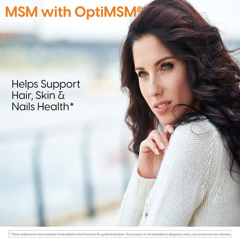 Doctor's Best MSM with OptiMSM, Joint Support, Immune System, Antioxidant and Protein-Building Role, Non-GMO, Gluten Free, 1000 mg, 180 Veggie Cap...