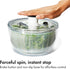OXO Good Grips Little Salad & Herb Salad Spinner, Fruit Washer and Lettuce Spinner...