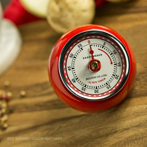 Zassenhaus Magnetic Retro 60 Minute Kitchen Timer, 2.75-Inch, Teal...
