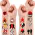 100PCS Karate Ninja Temporary Tattoos Stickers Martial Arts Birthday Party Favors Decorations Supplies Cool Taekwondo Japan Sports Tattoo Sticker ...