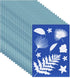 32 Sheets Sun Print Paper Cyanotype Paper A4 A5 Solar Drawing Paper Sensitivity Nature Printing Paper for Kids Adults Arts Crafts DIY Project (Whi...