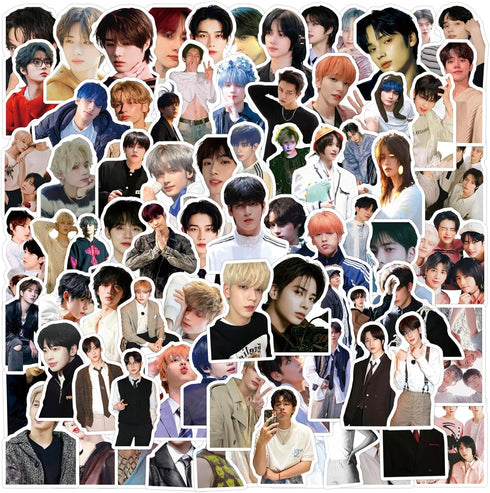110pcs TXT Stickers for Teens Laptops,Cute Trendy Kpop Singer Boy Group Stickers Vinyl Waterproof Deals for Adult Water Bottles Journals Guitar Ph...